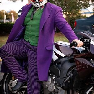 Joker Costume Adult Men's Large